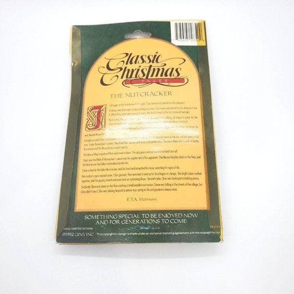 GINY Inc Classic Christmas Tales 5" Nutcracker Ornament 1992 New in Package NOS - Picture 5 of 6